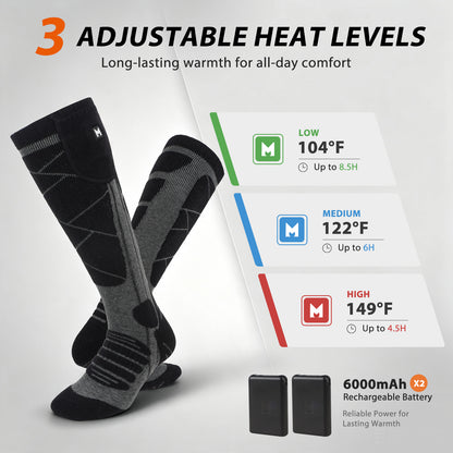 2026 Heated Socks-Gray