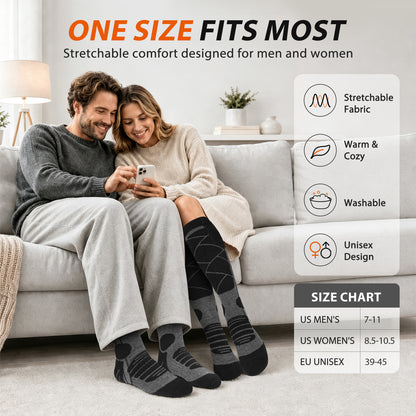 2026 Heated Socks-Gray