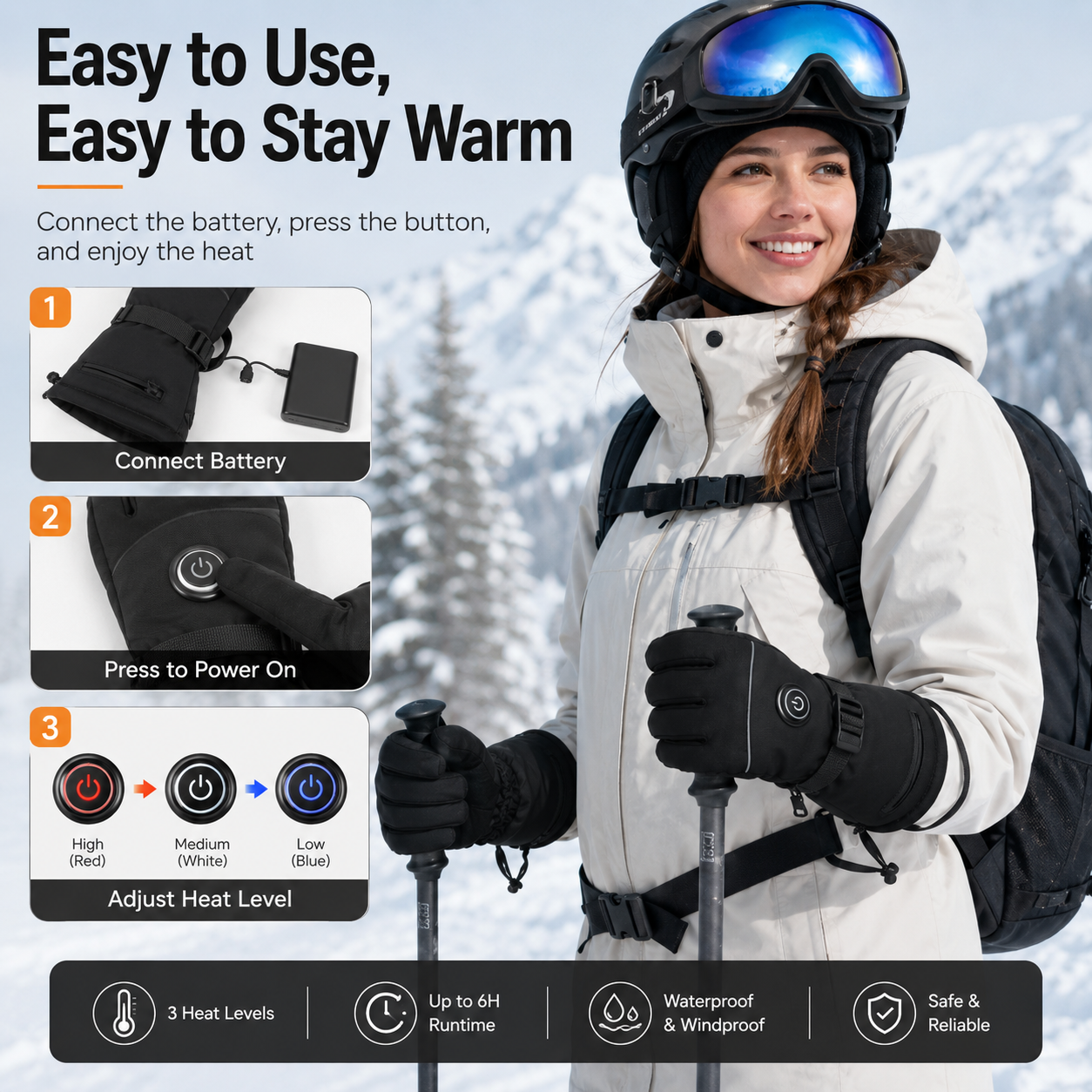 2026 Heated Gloves