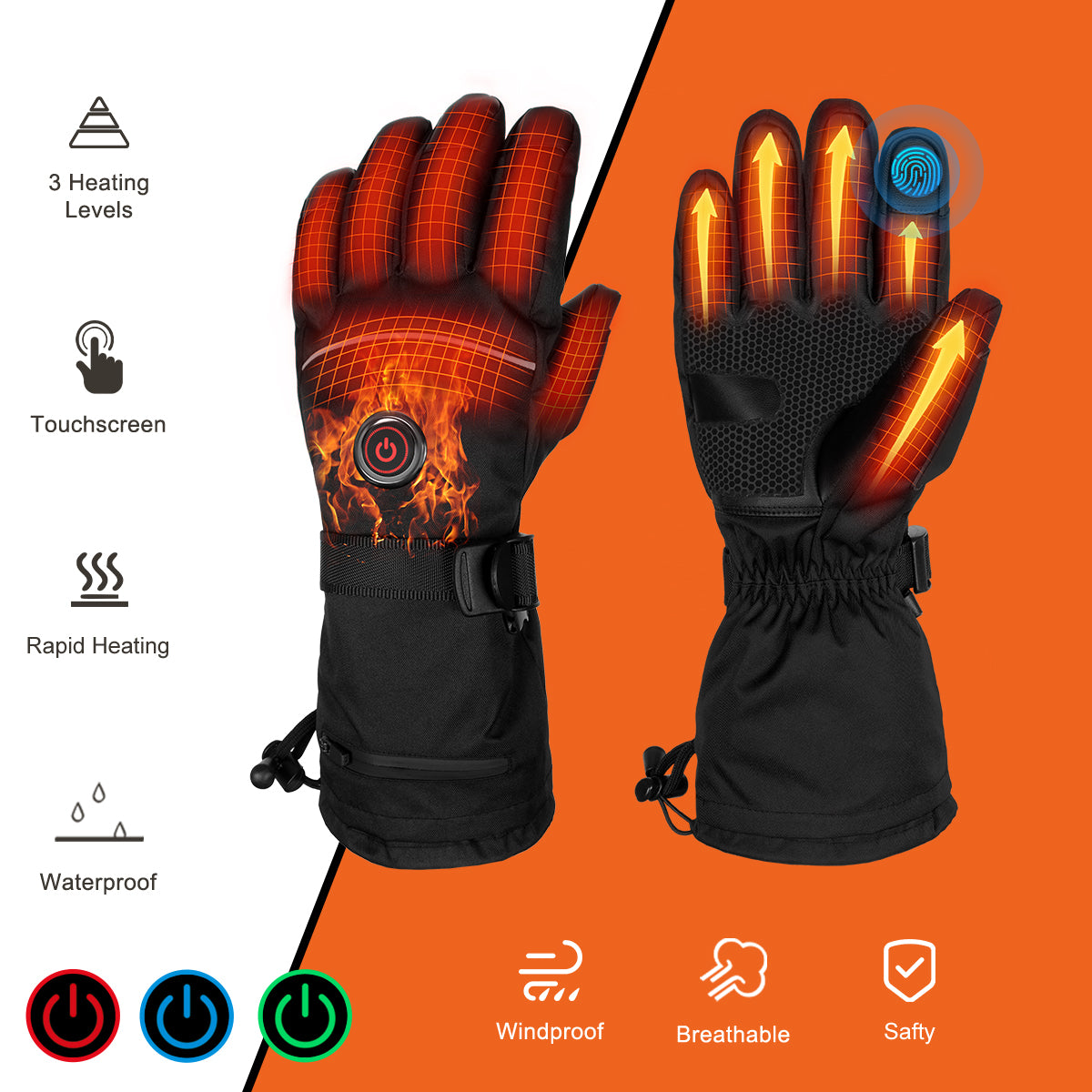 Rechargeable Heated Gloves